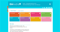 Desktop Screenshot of ibk-kubia.de